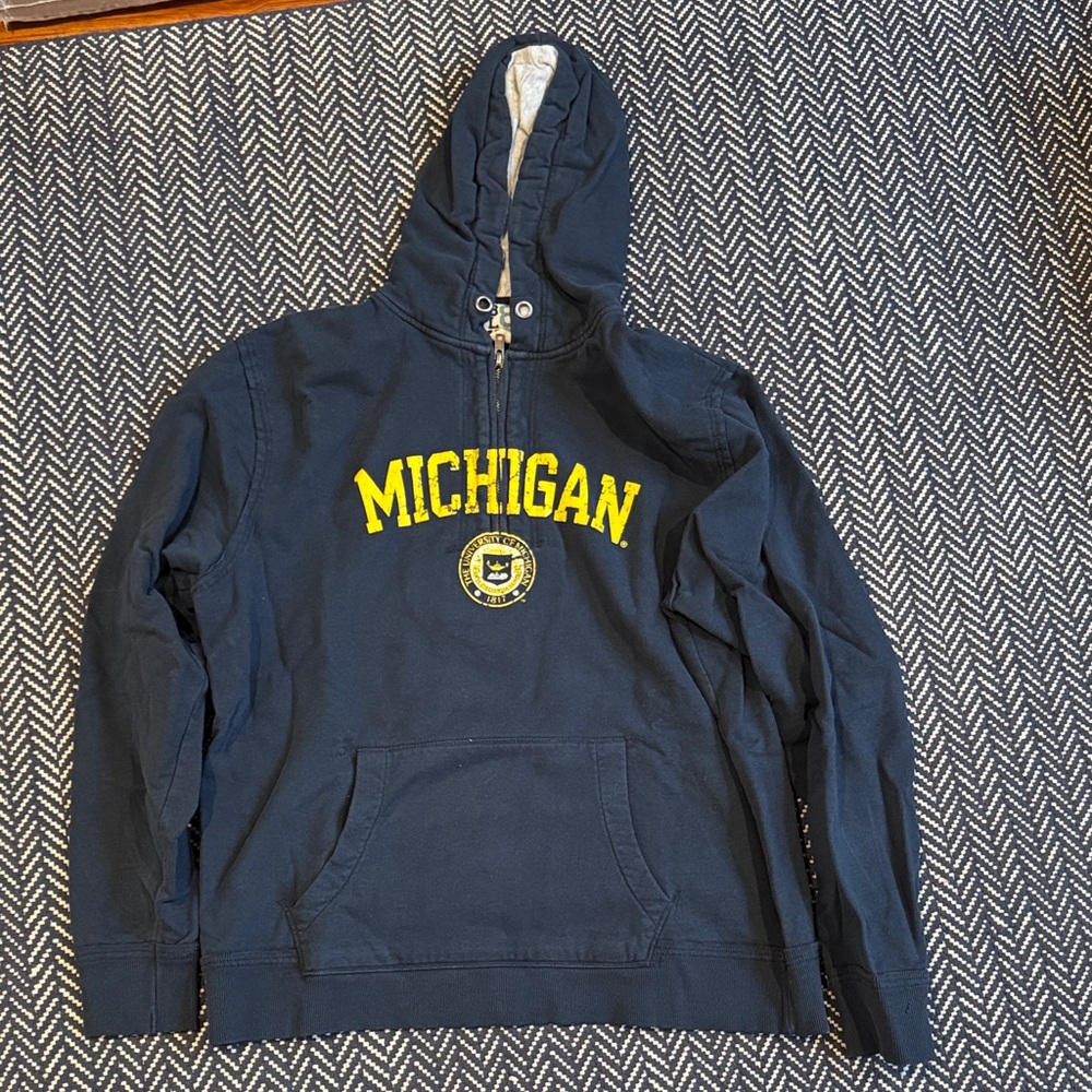 Blue 84 Navy Michigan Hoodie